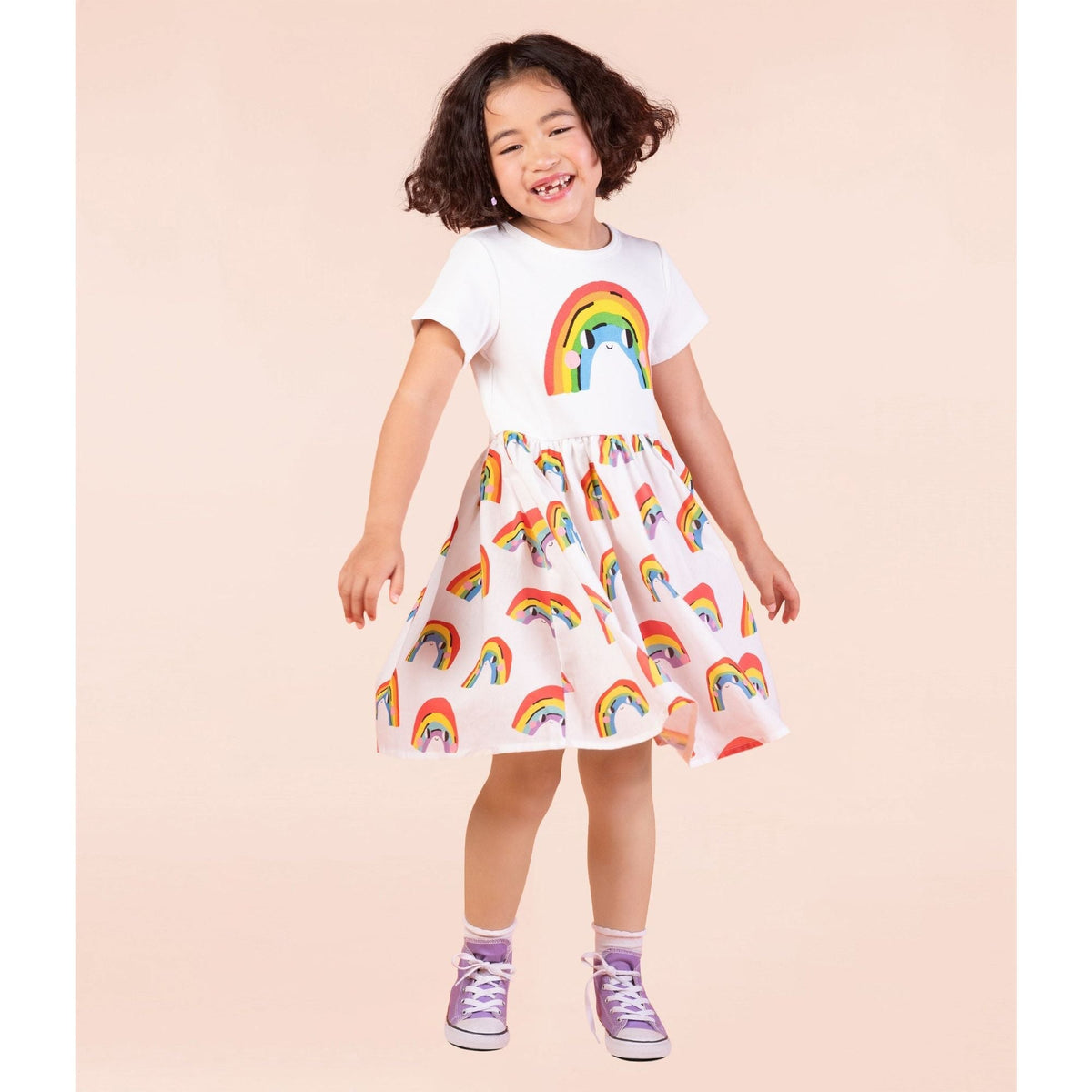 Over The Rainbow T-Shirt Dress