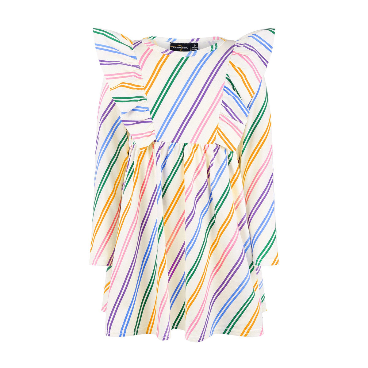 Colour Pop Long Sleeve Dress