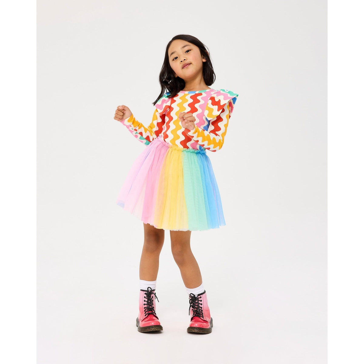 Ric Rac Long Sleeve Circus Dress