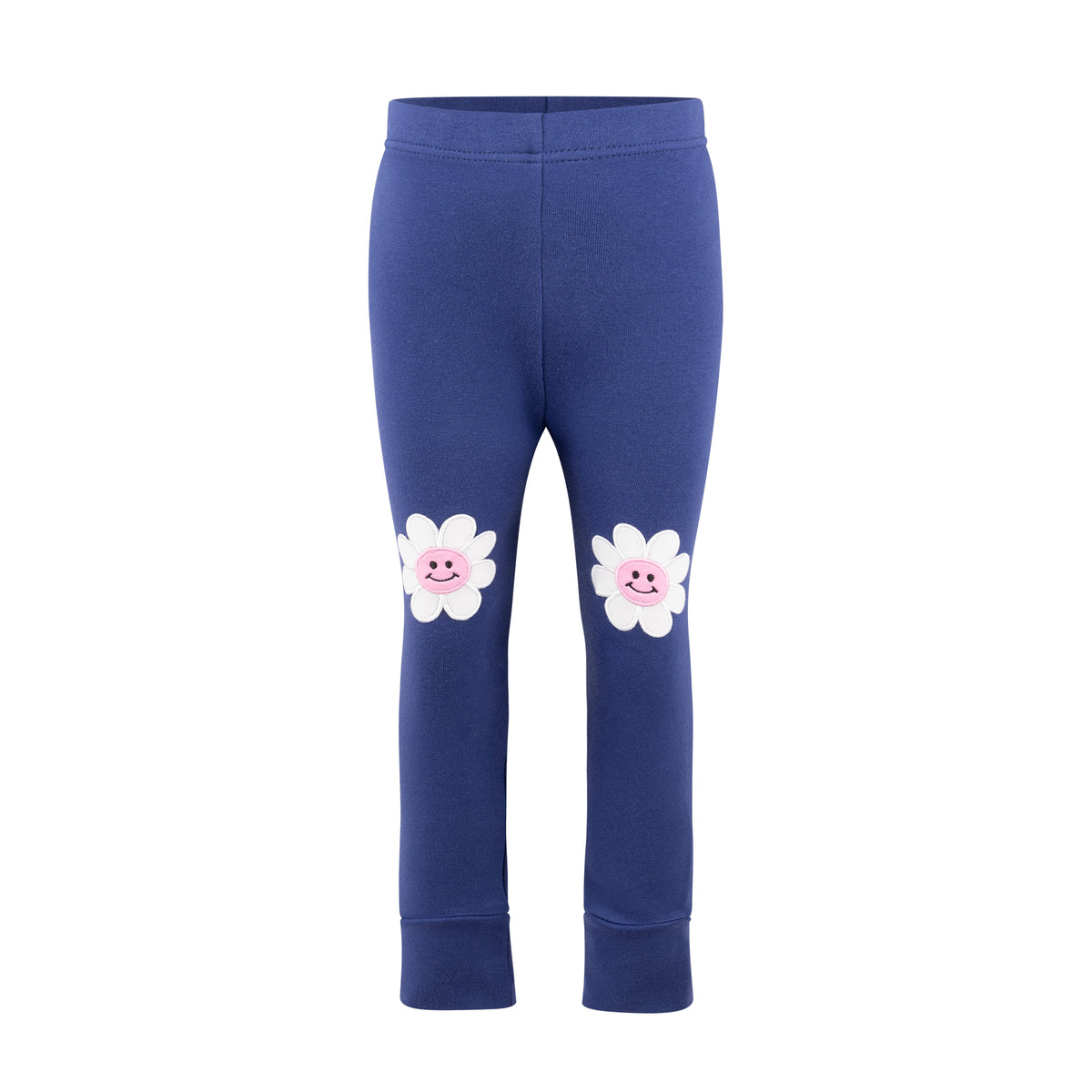 Navy Daisy Tights