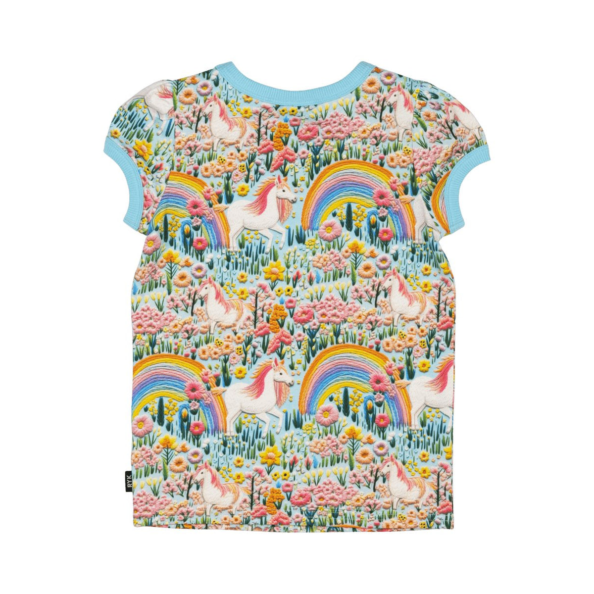 Embroidered Unicorns T-Shirt