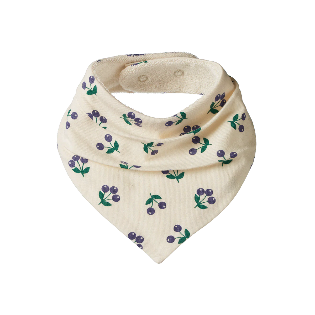 Triangle Bib - Little Winter Berry Print