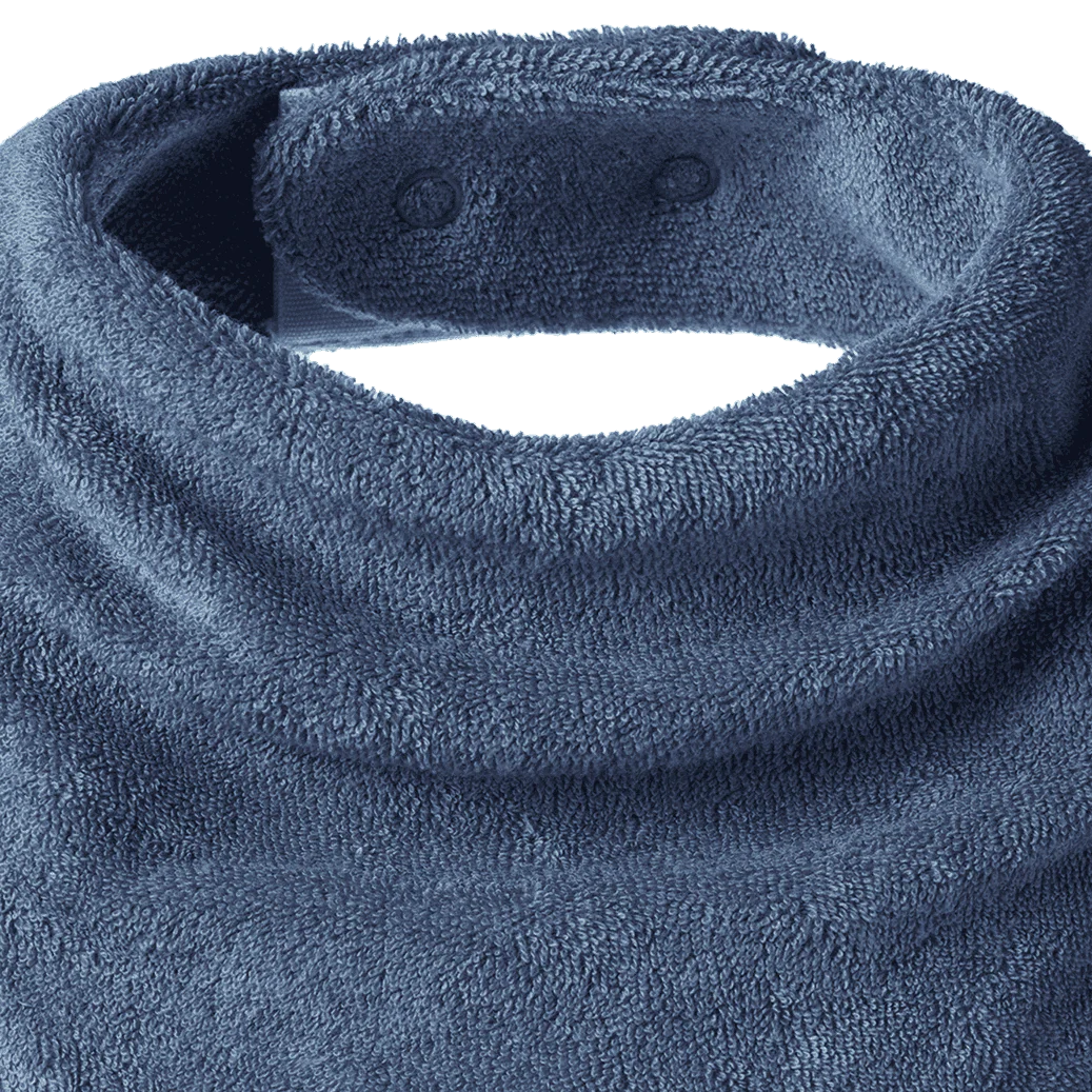 Triangle Bib Terry - Dusky Blue