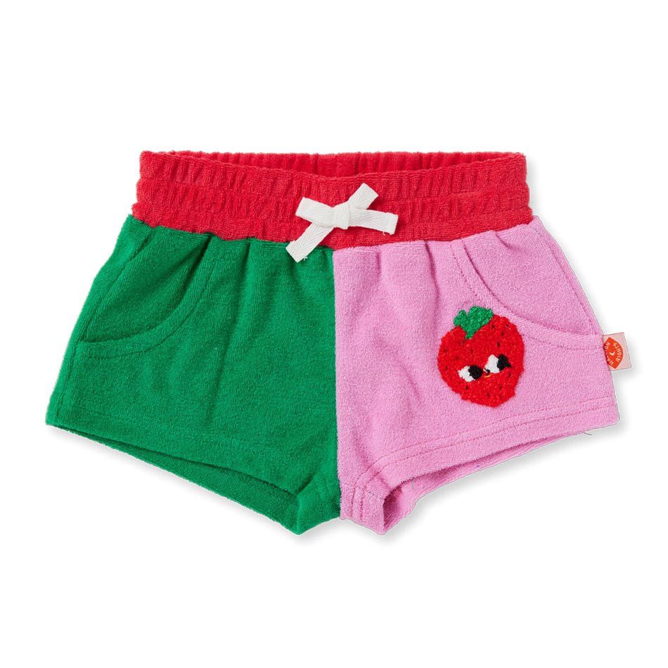 Strawberry Terry Shorts