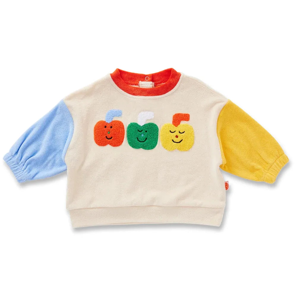 Pocket Patch Terry Sweater