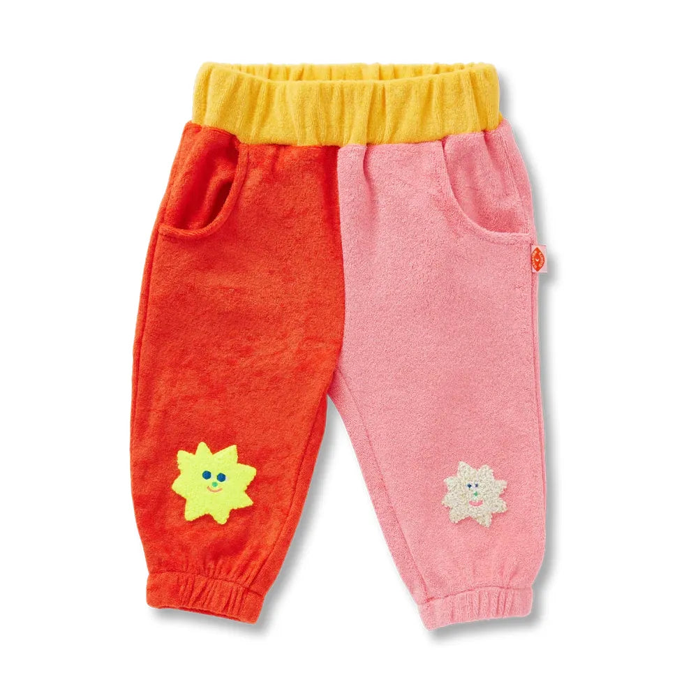 Stars Pink Terry Pants