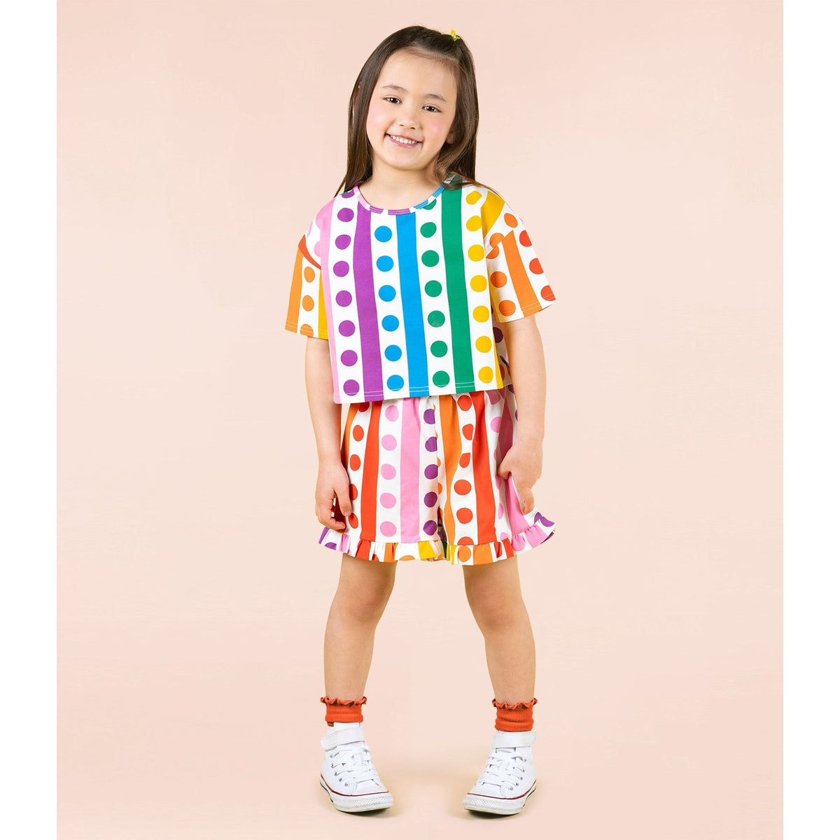 Rainbow Drops Boxy T-Shirt