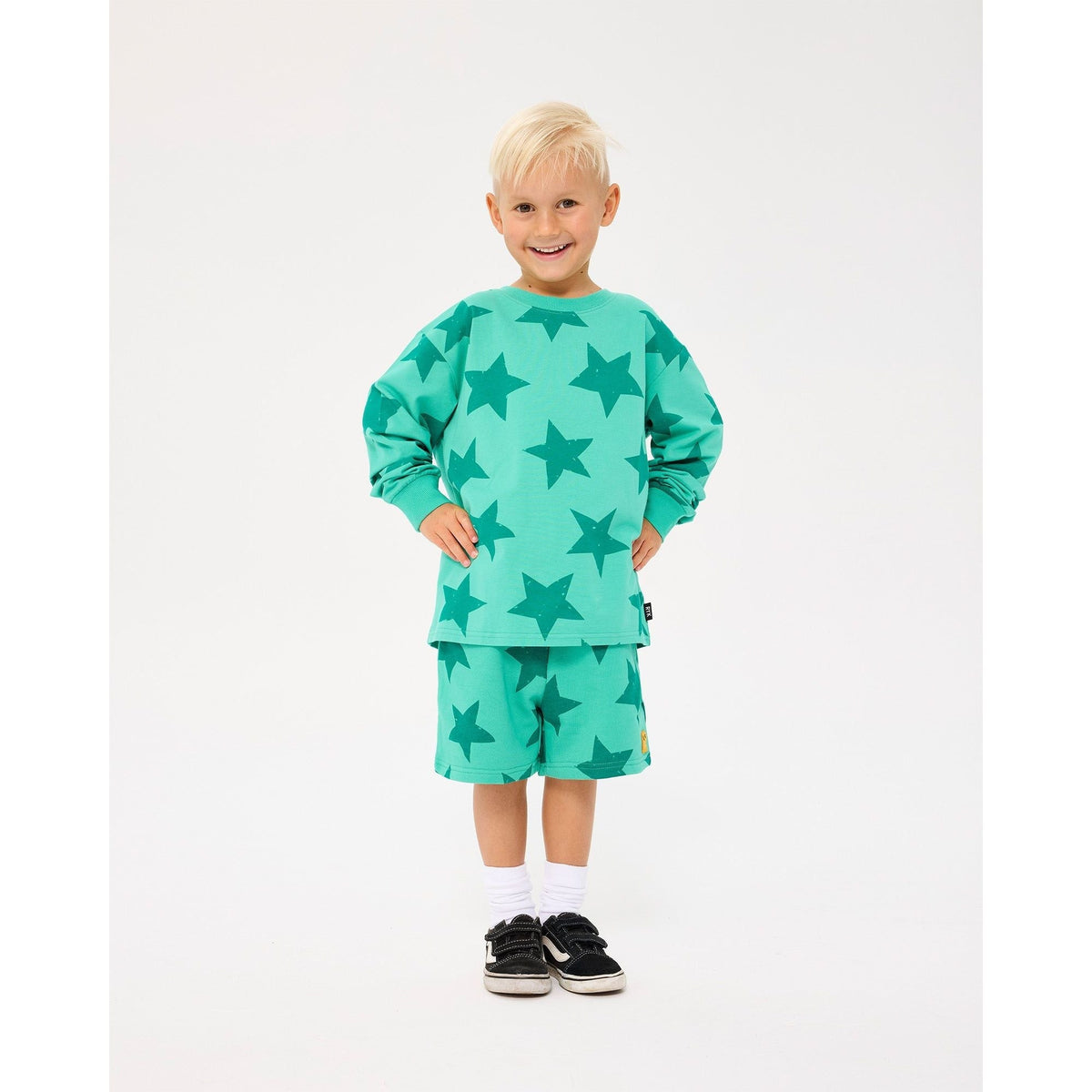 Green Star Long Sleeve T-Shirt