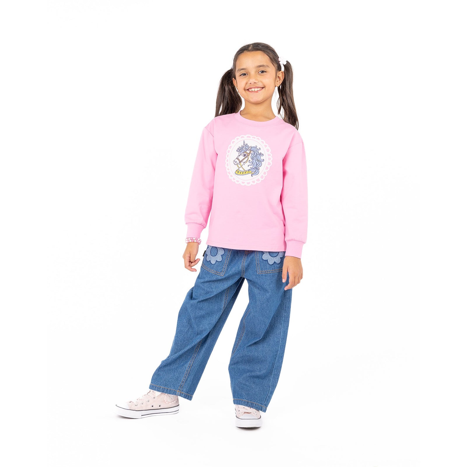Unicorn Daisy Long Sleeve T-Shirt