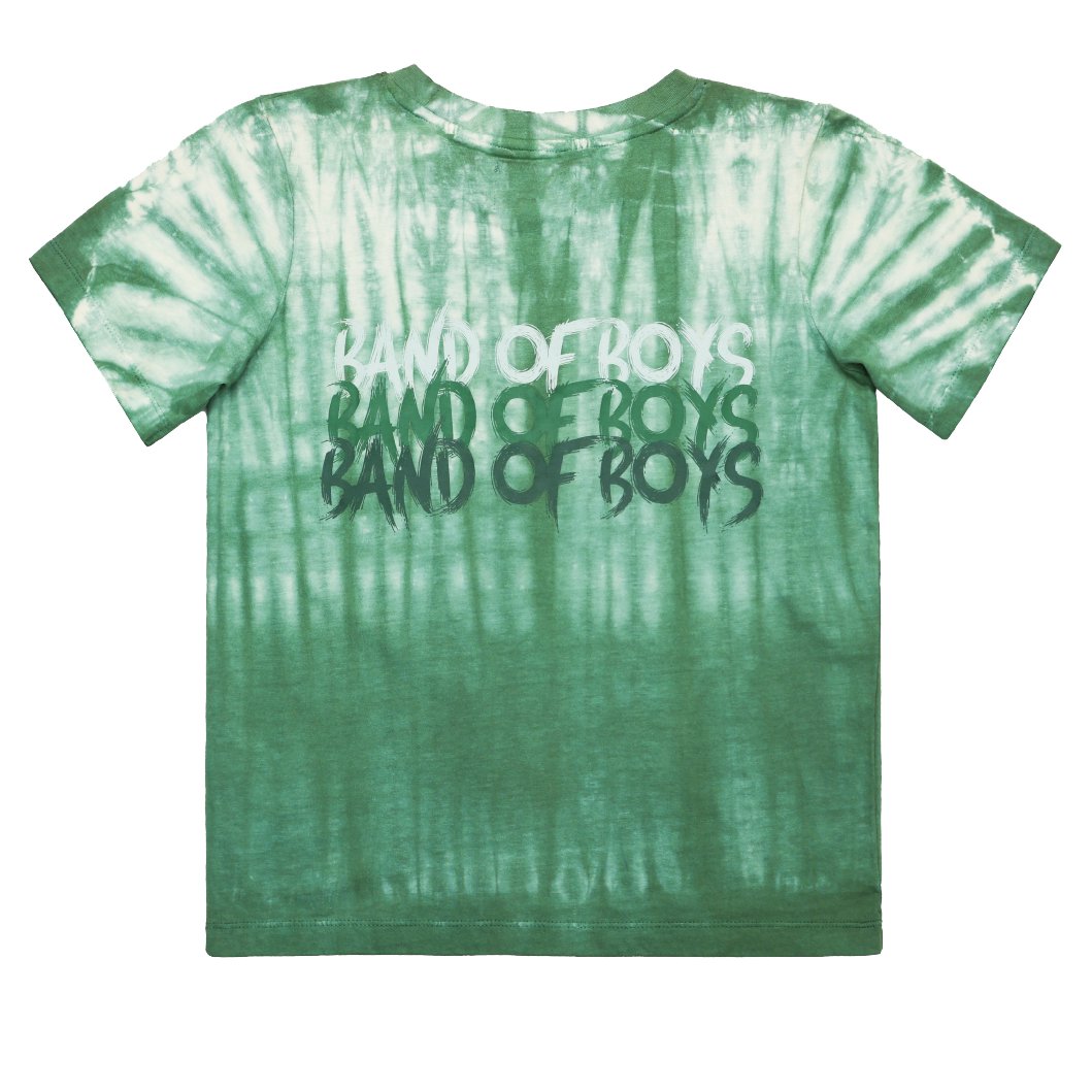 Tie-Dye Green Painted Tee