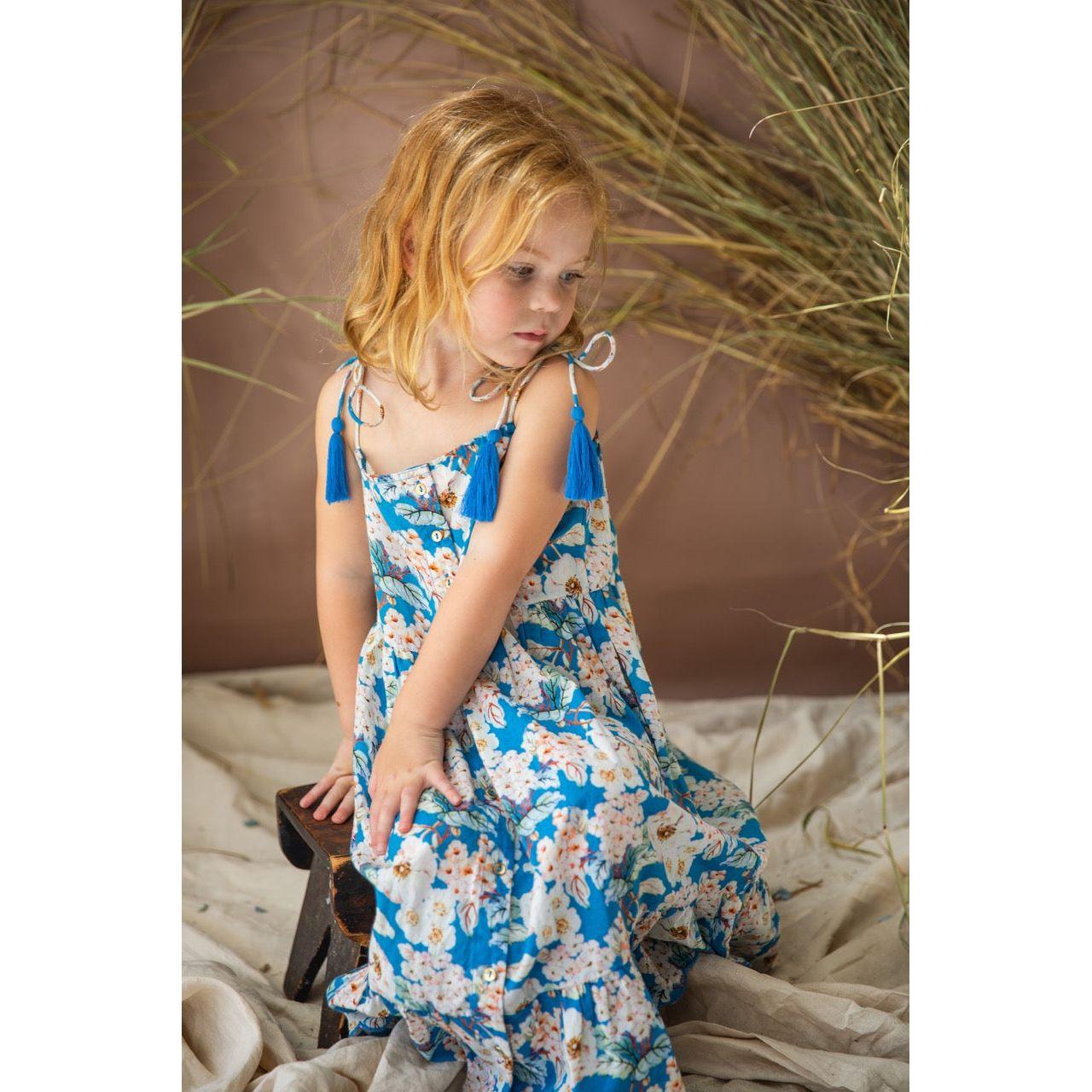 Treasure Dress-Moroccan Blue