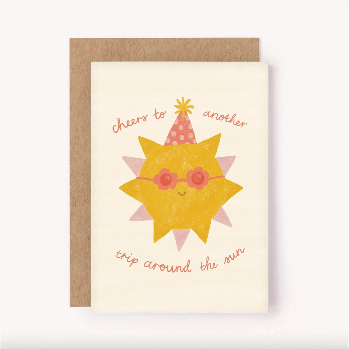 Trip Around the Sun - Cute Birthday Bday Greeting Card