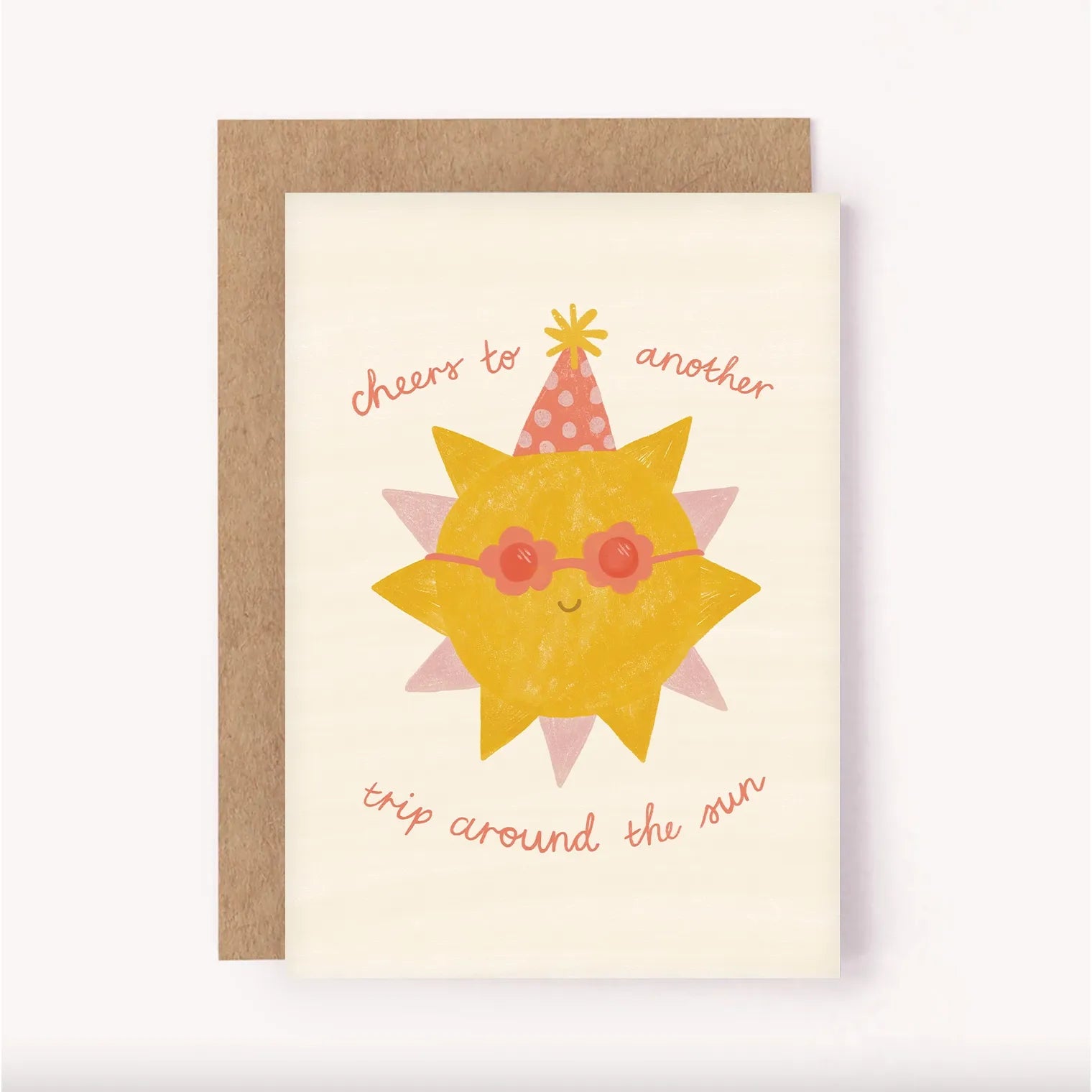Trip Around the Sun - Cute Birthday Bday Greeting Card
