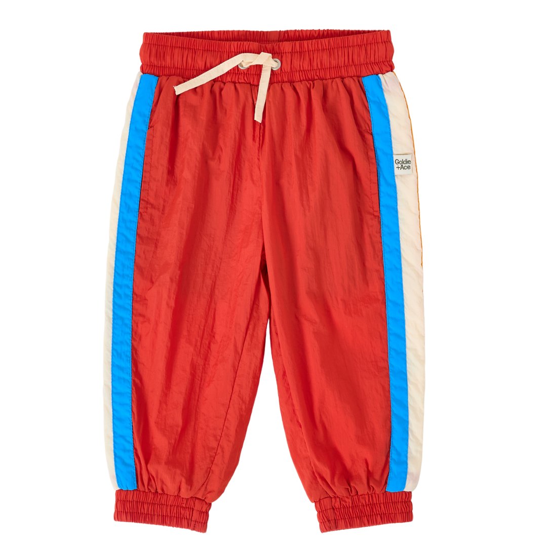 Retro Lightweight Sporty Pants Red