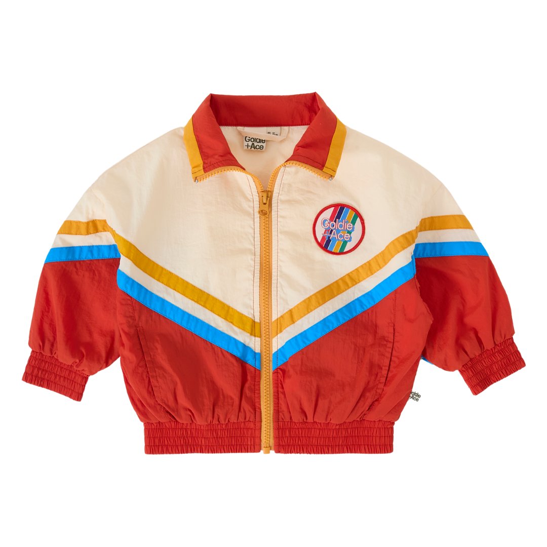 Retro Lightweight Spray Jacket Red
