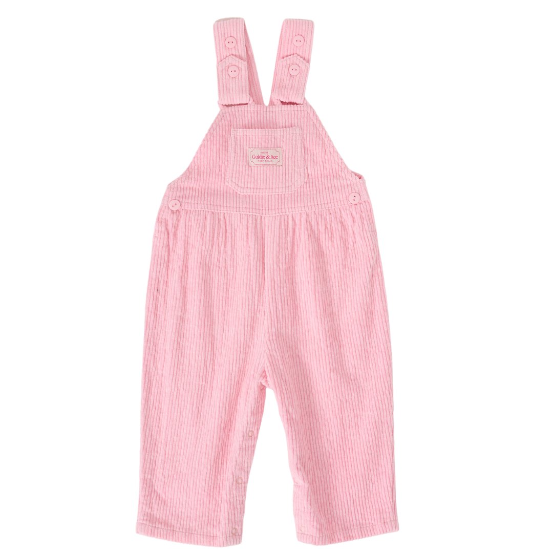 Sammy Corduroy Overalls Sweet Pea