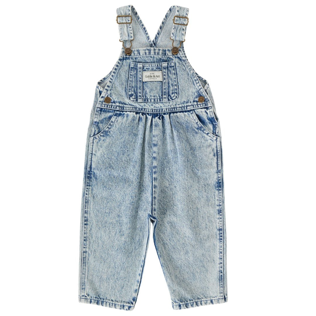 Austin Vintage Washed Denim Overalls