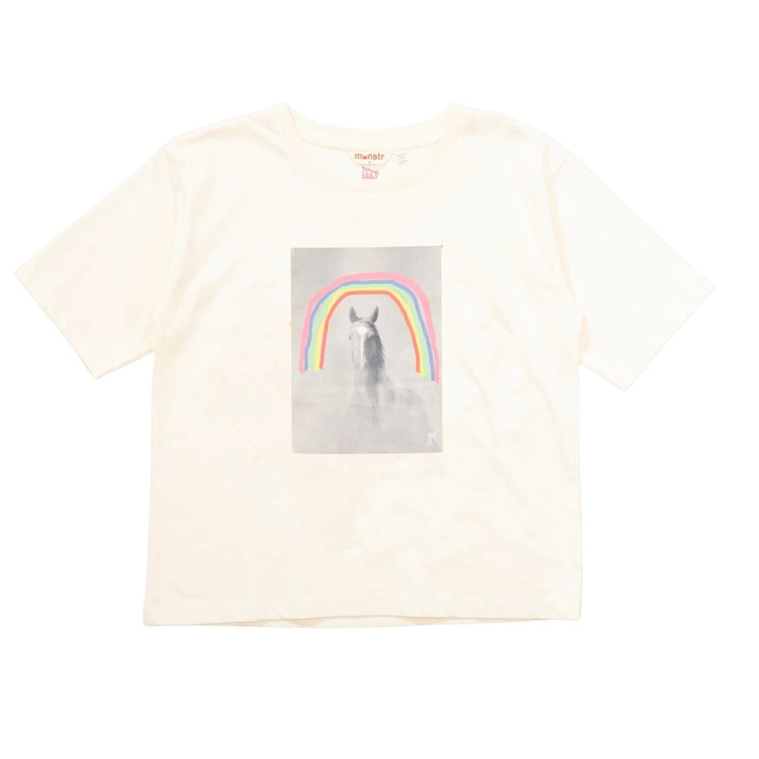 Pony Bow Tee - Pristine