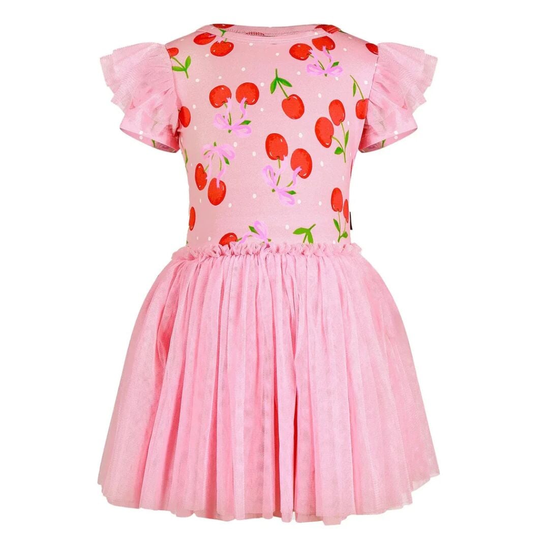 Polka Cherry Circus Frill Dress