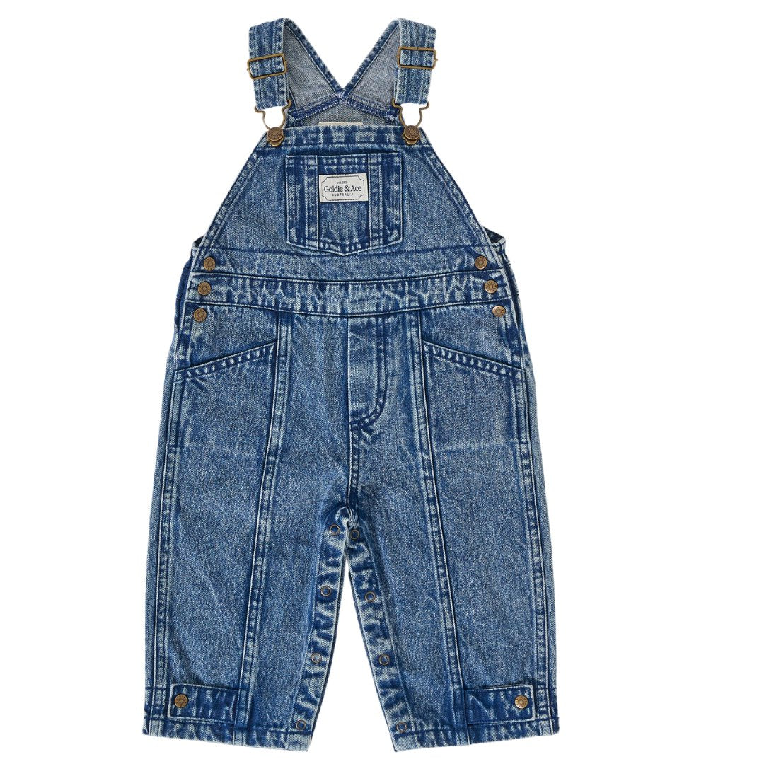 Blake Vintage Washed Denim Overalls