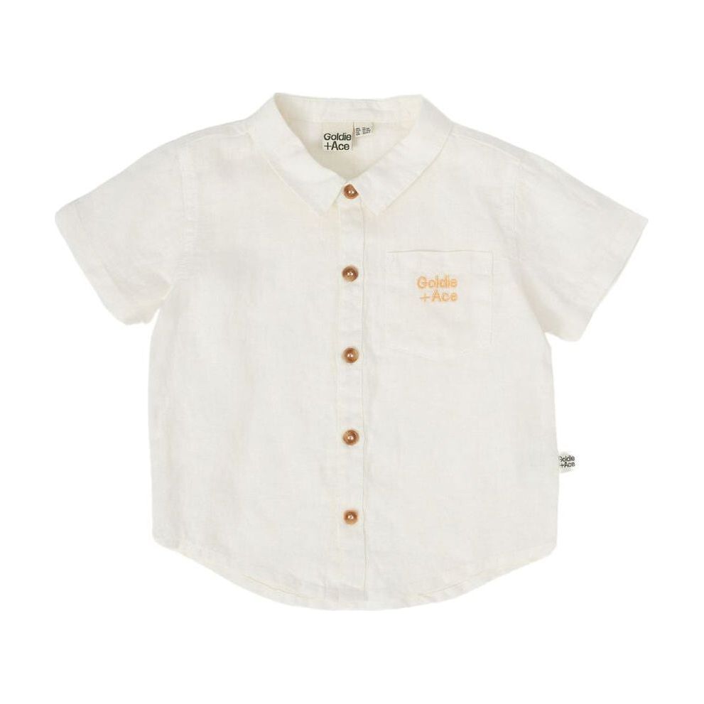 Holiday Linen Shirt - Ivory
