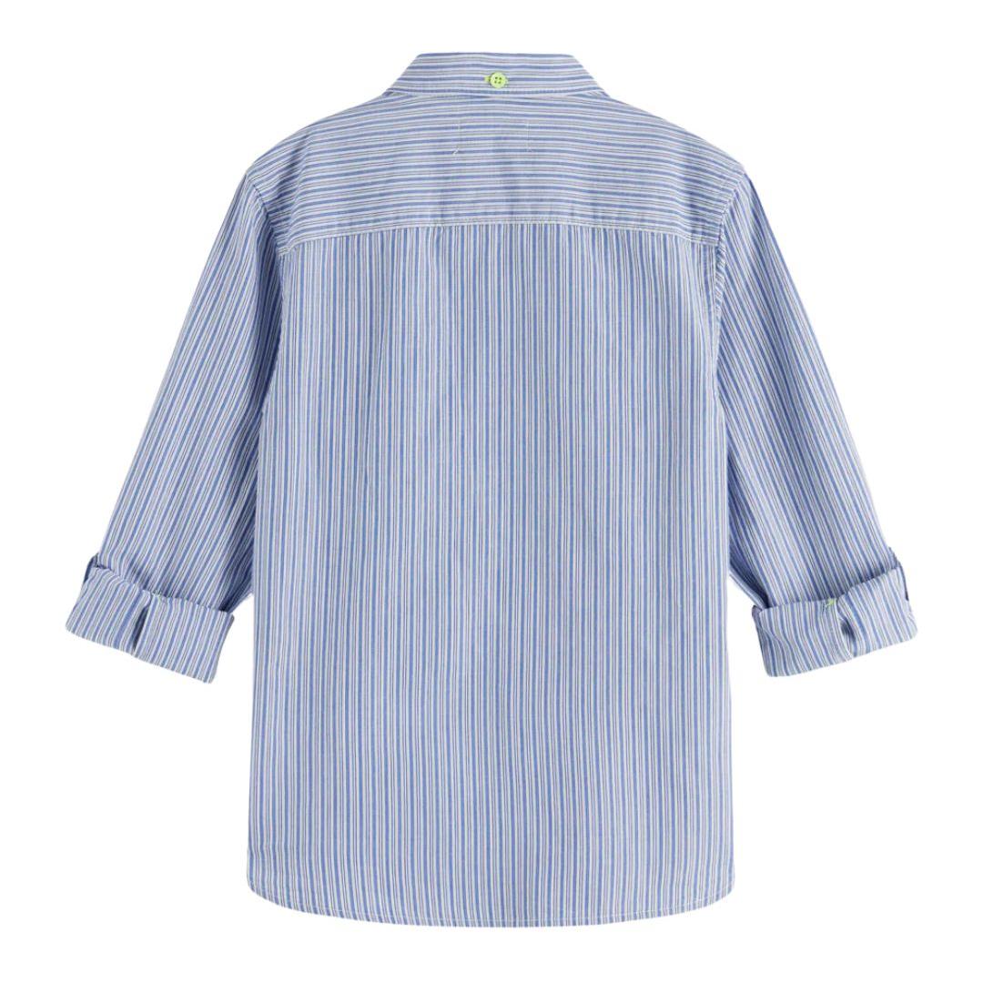 Regular-Fit Yarn-Dyed Shirt - Blue