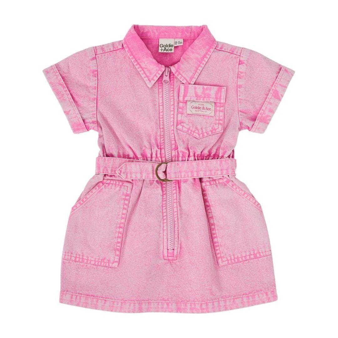 Piper Denim Belted Dress