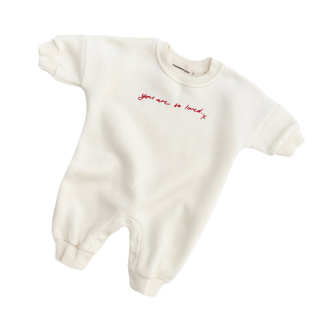 You Are So Loved Longe Suit White