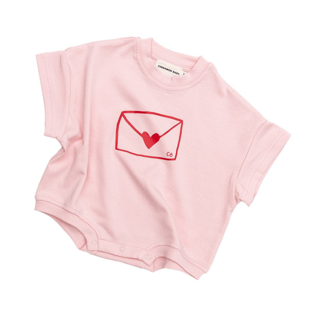 Loved Letters Tshirt Romper