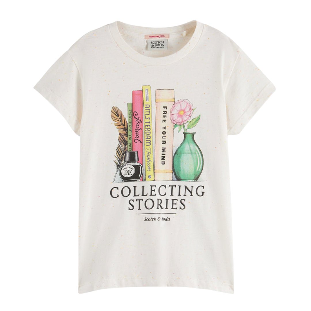 Relaxed Fit Artwork T-Shirt - Swan