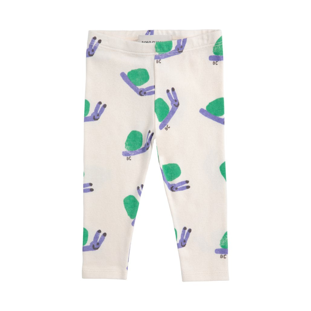 Baby Funny Snail All Over Leggings