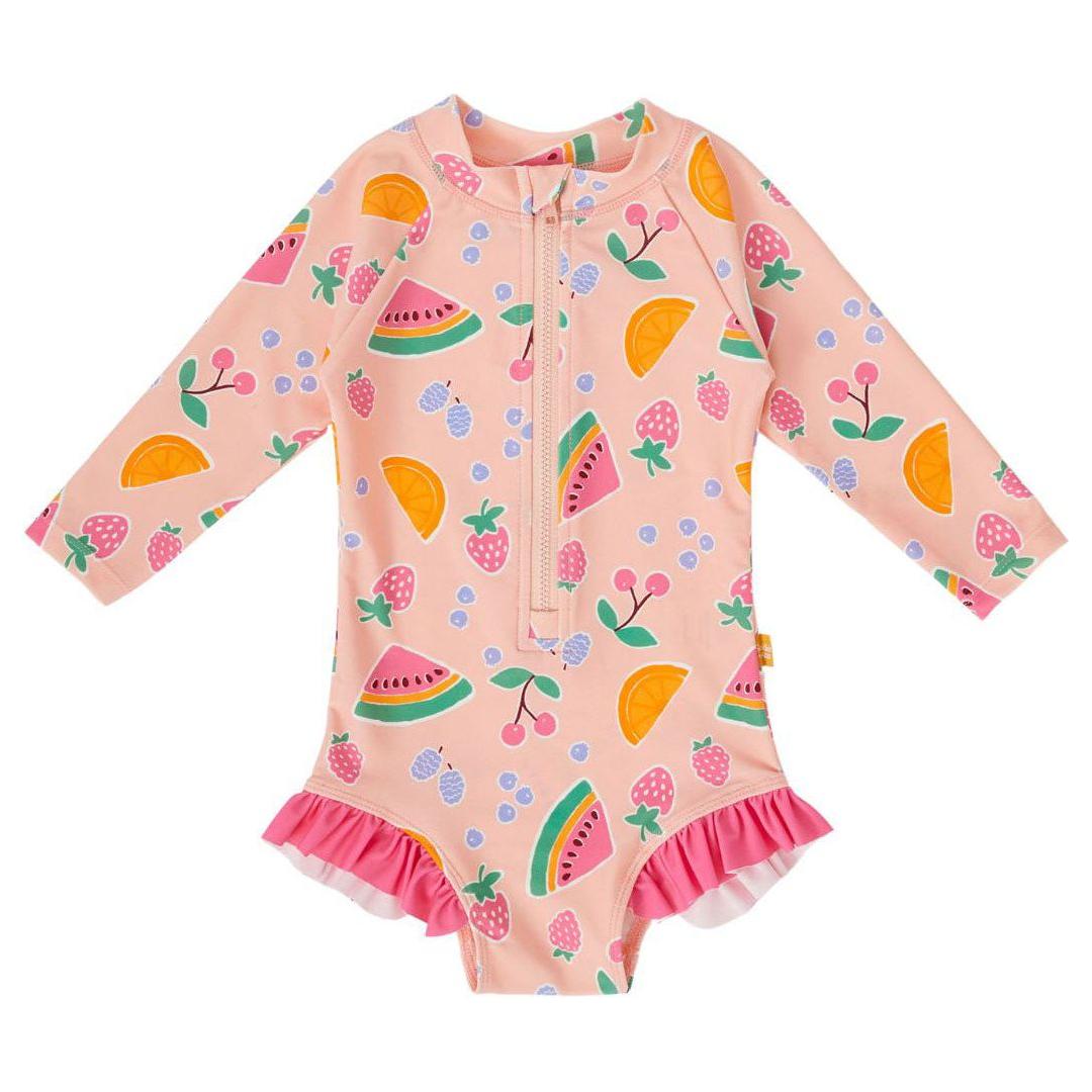 Fruit Salad Long Sleeve Swimsuit