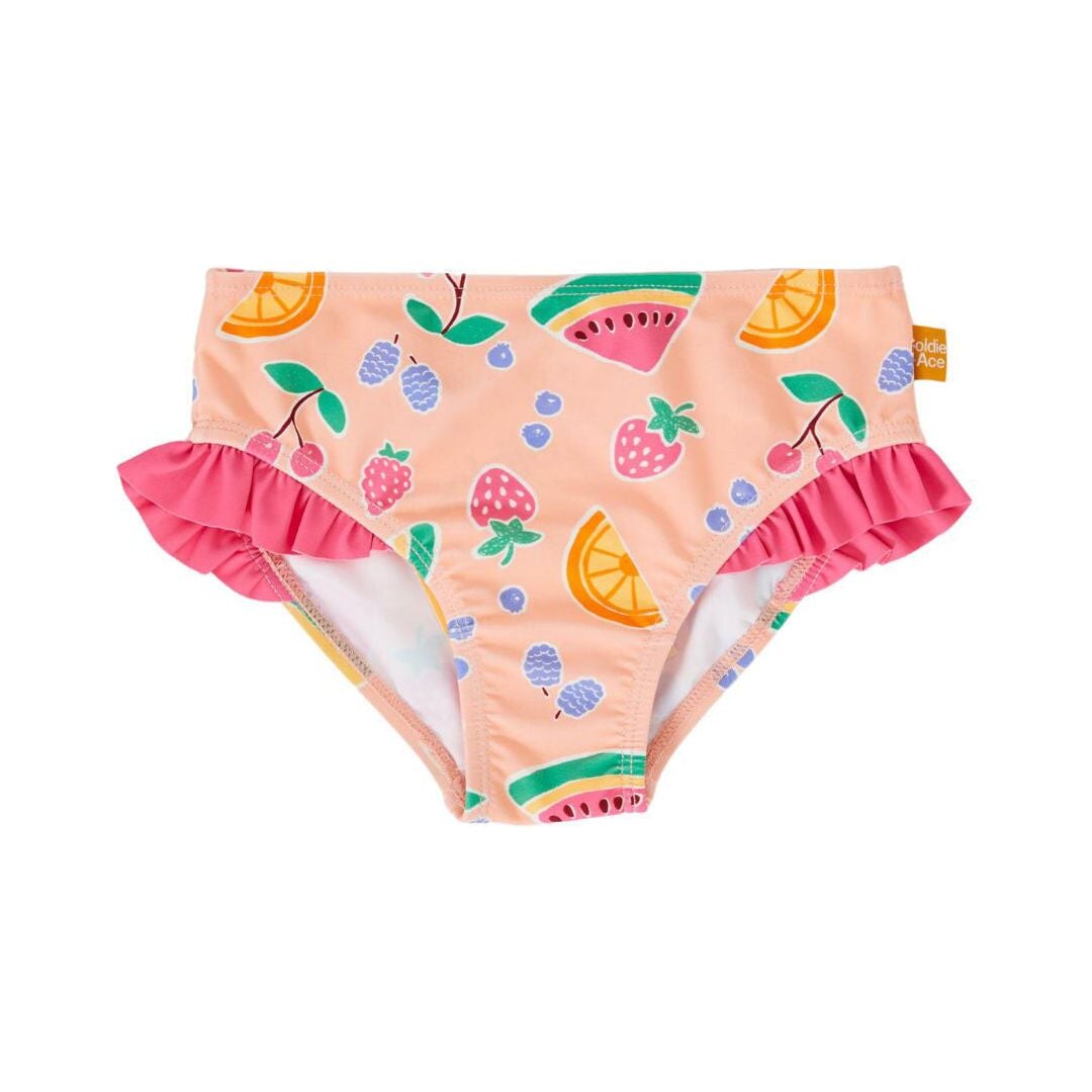 Fruit Salad Frill Leg Bikini Bottom