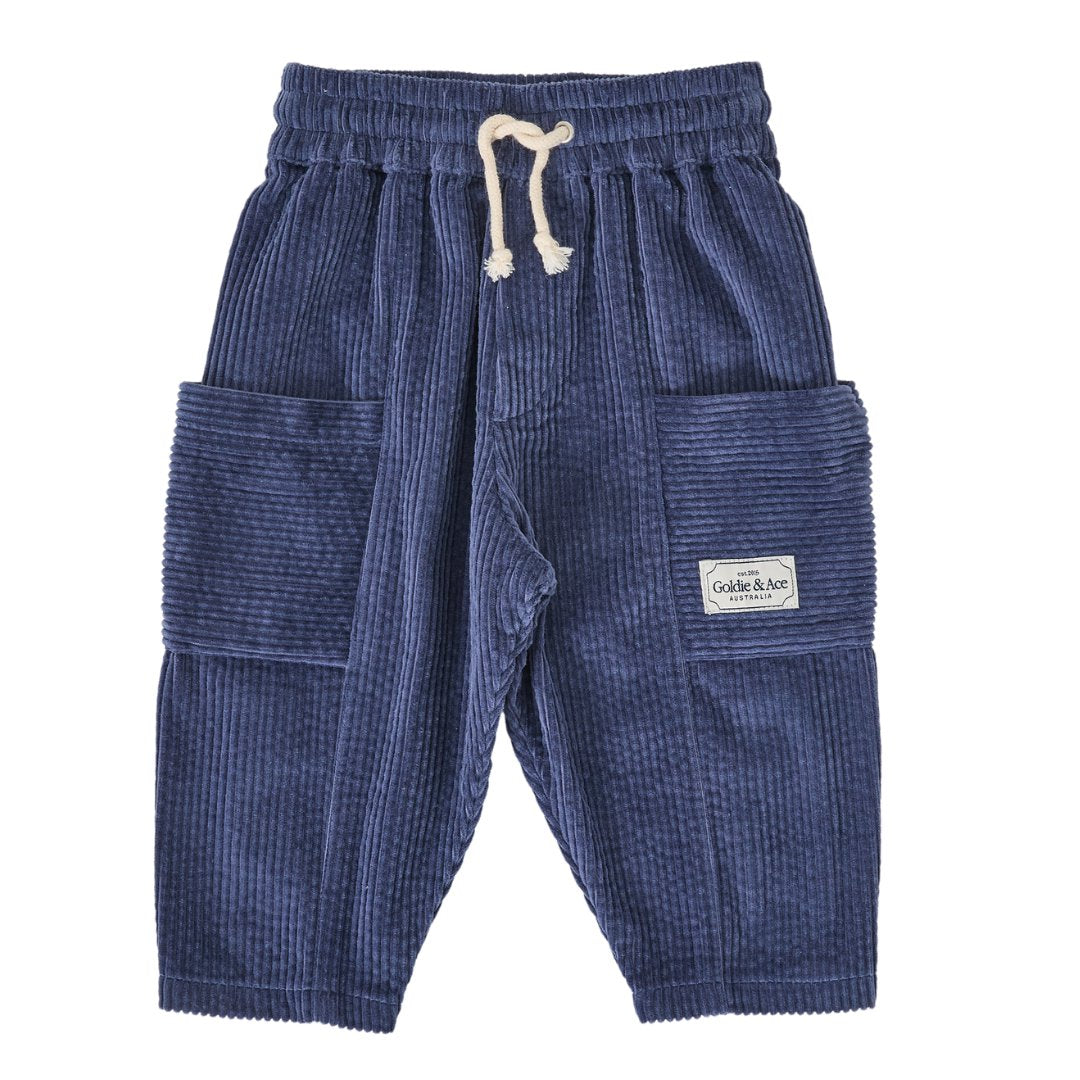 Kit Corduroy Pocket Pant Navy