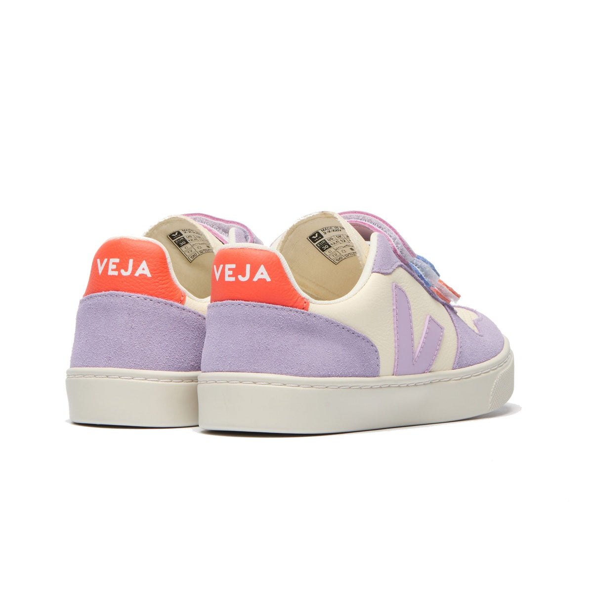 Small V-10 Leather Cashew-Multico-Orchid