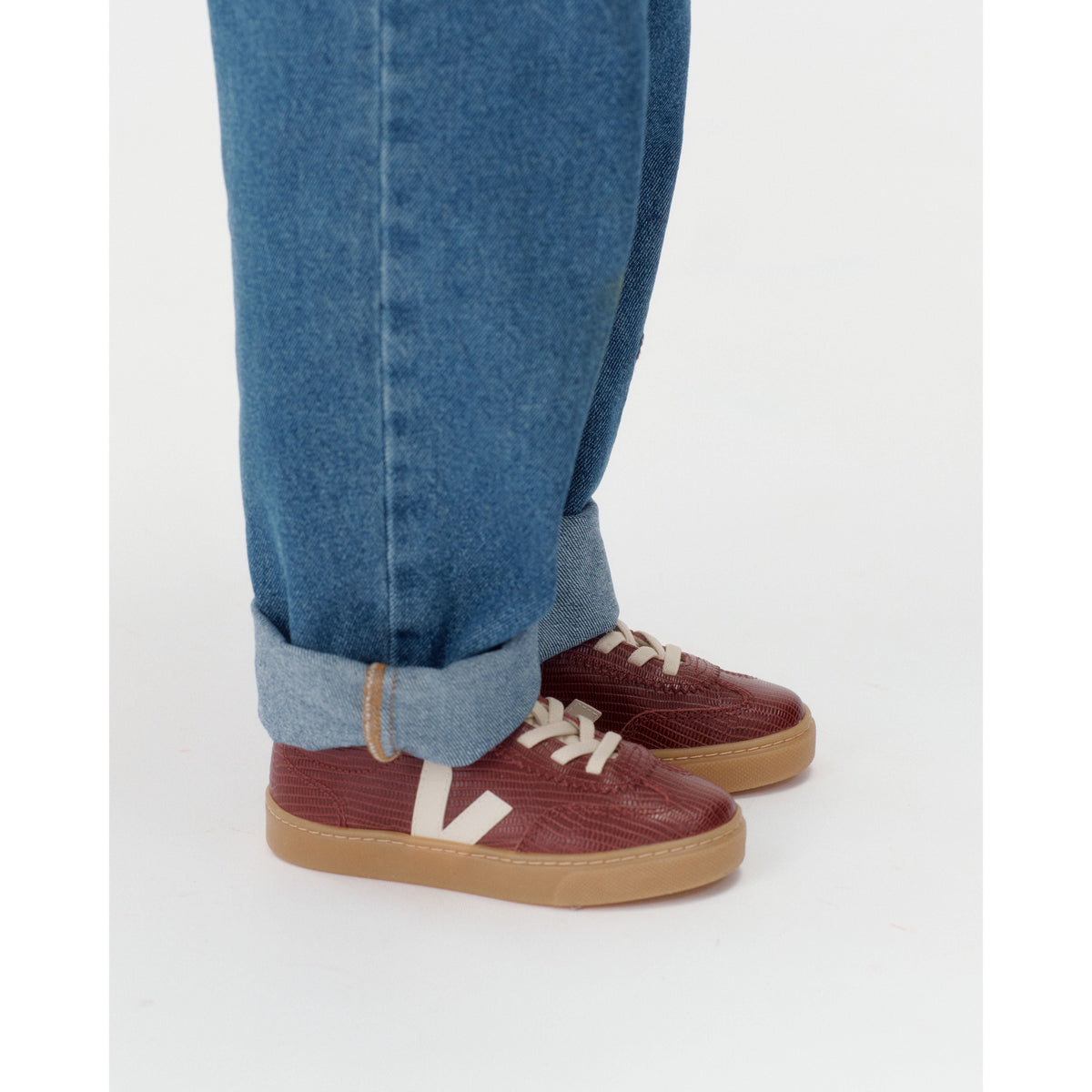 Small Volley Leather Amarante