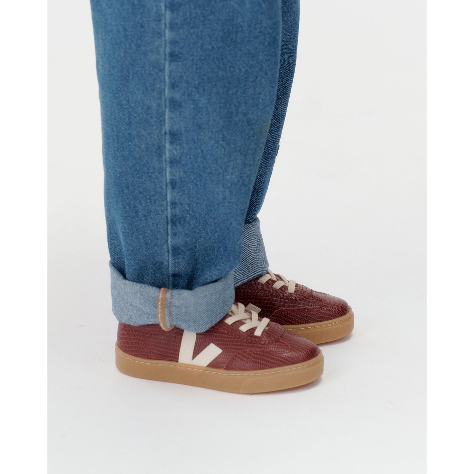 Small Volley Leather Amarante
