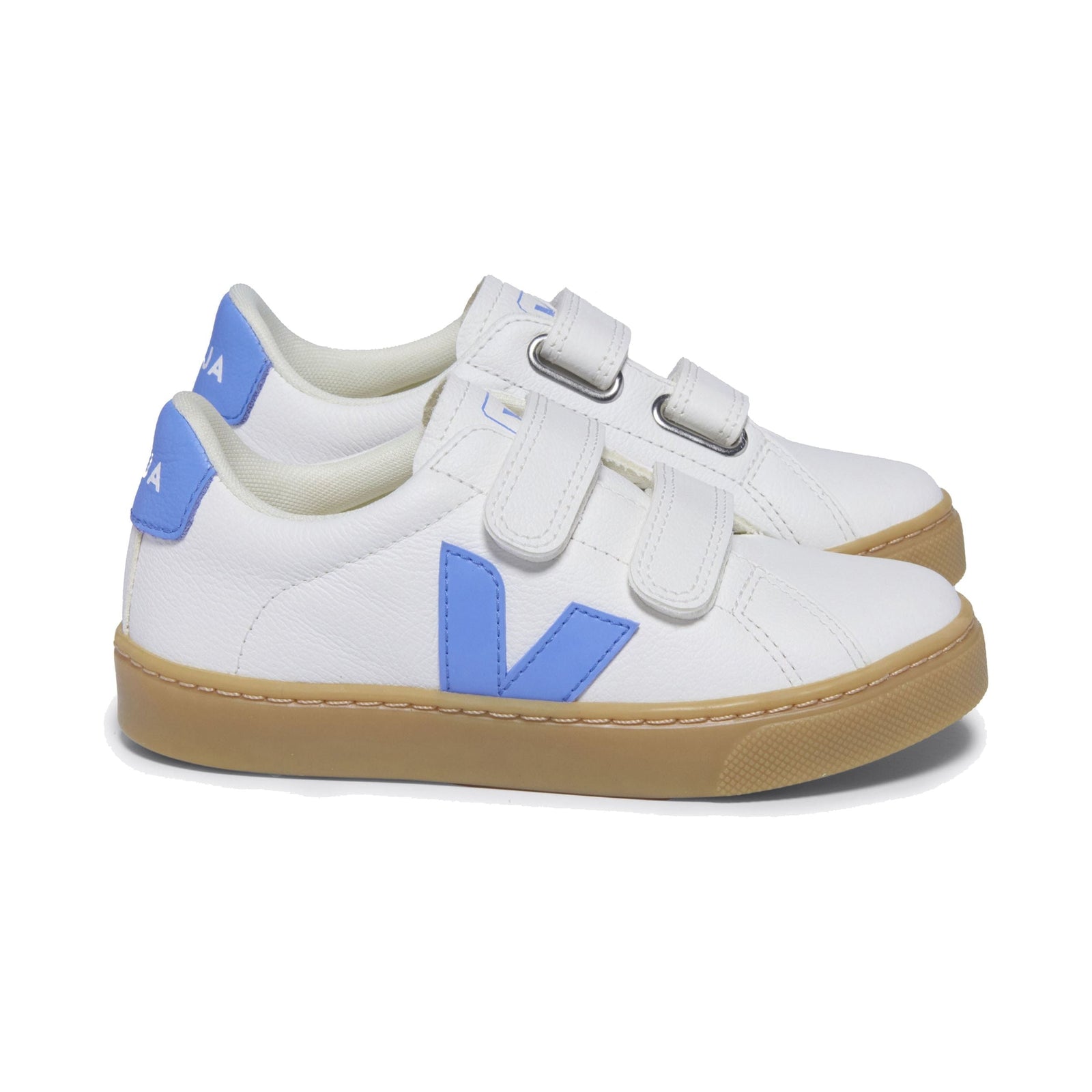 Small Esplar Chromefree Leather - White Aqua