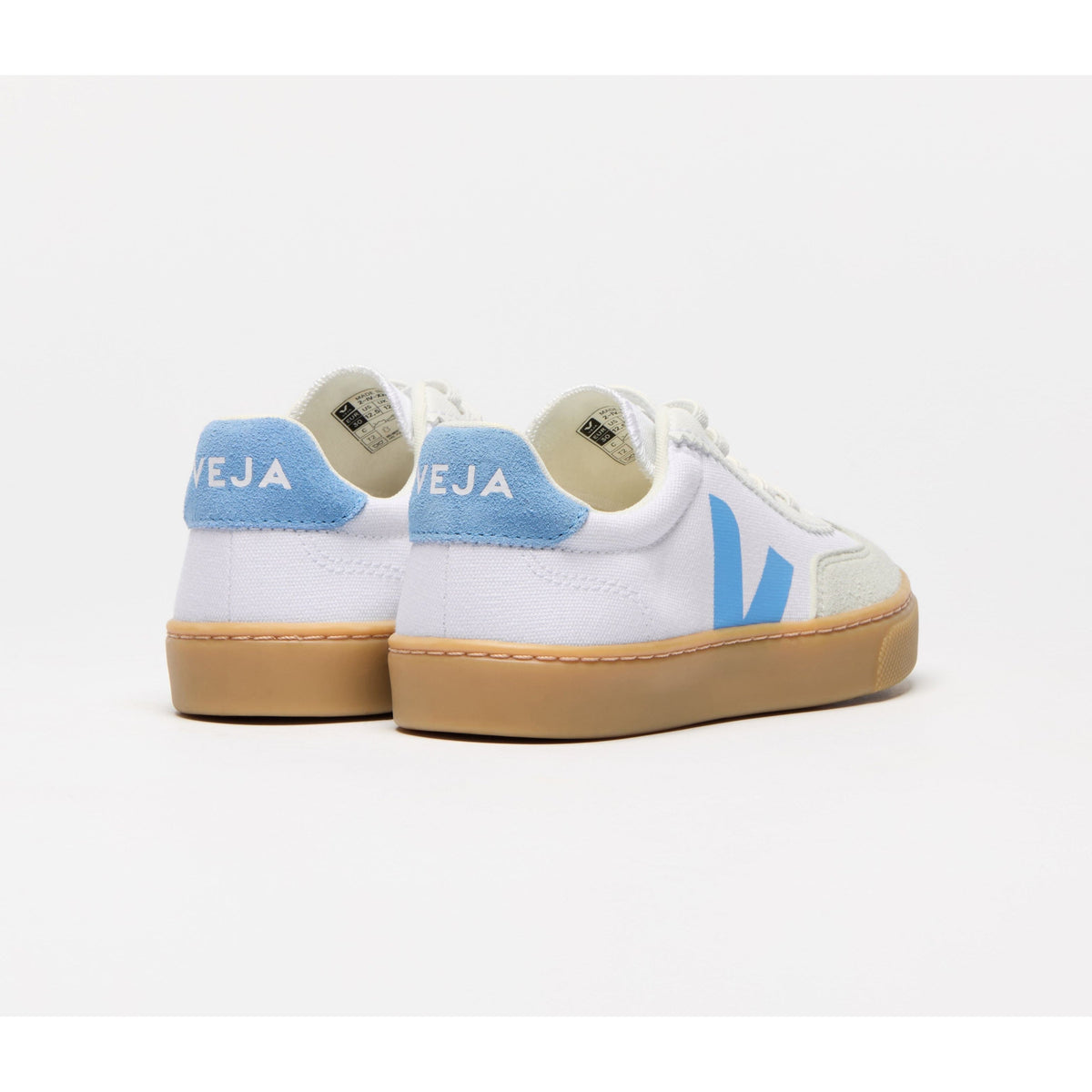 Small Volley Canvas White Aqua
