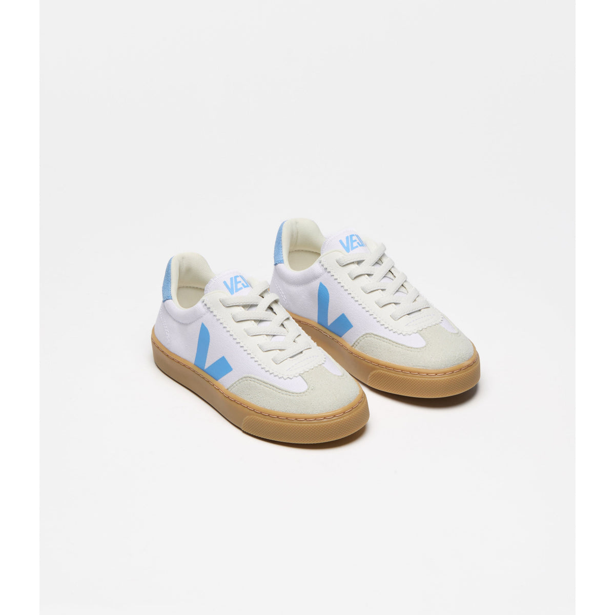 Small Volley Canvas White Aqua