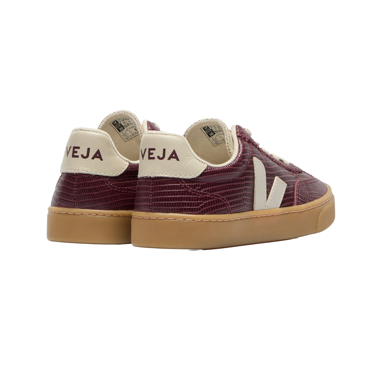 Small Volley Leather Amarante