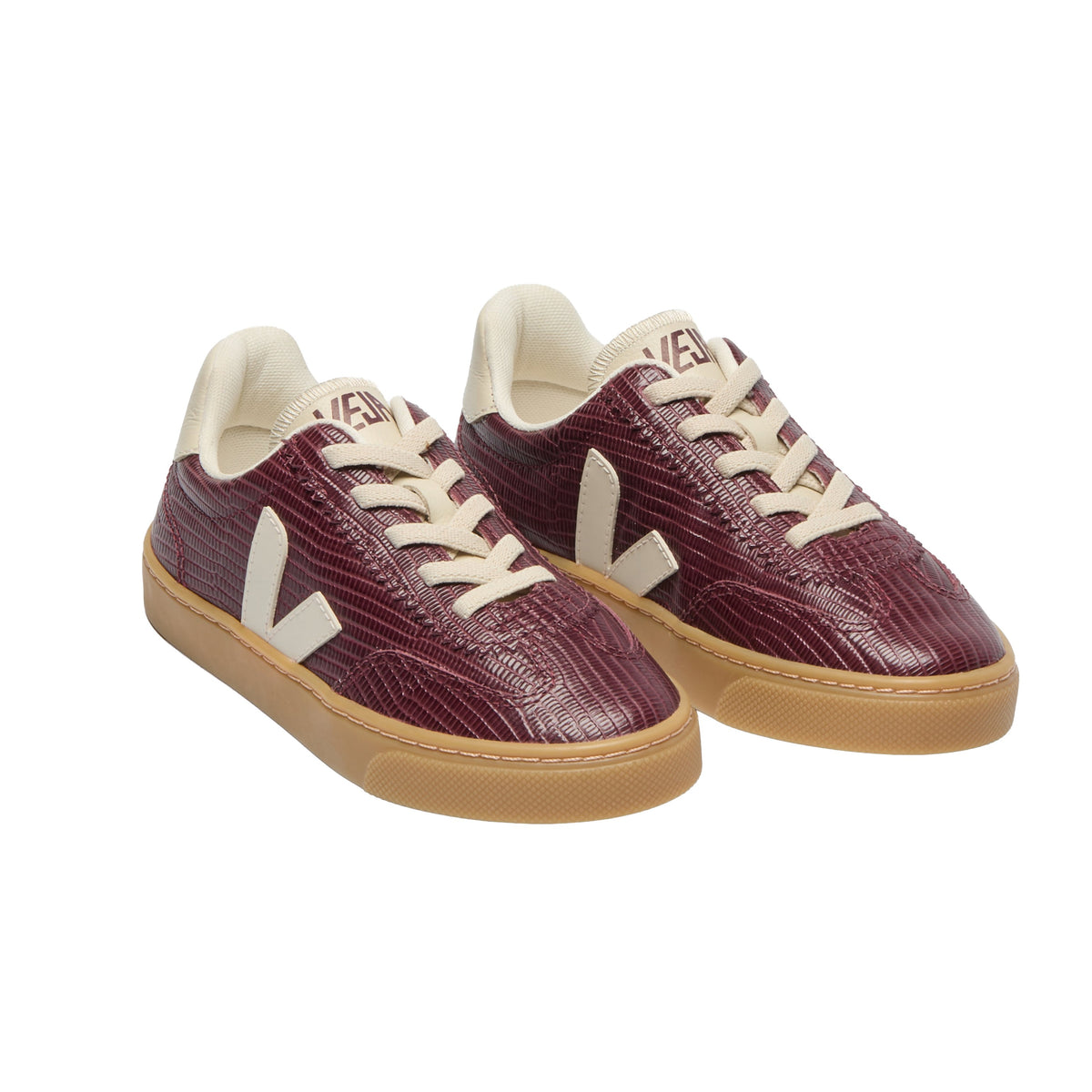 Small Volley Leather Amarante