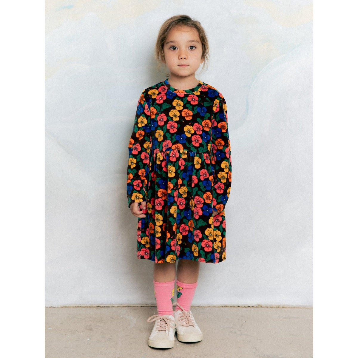 Violas Velour Dress