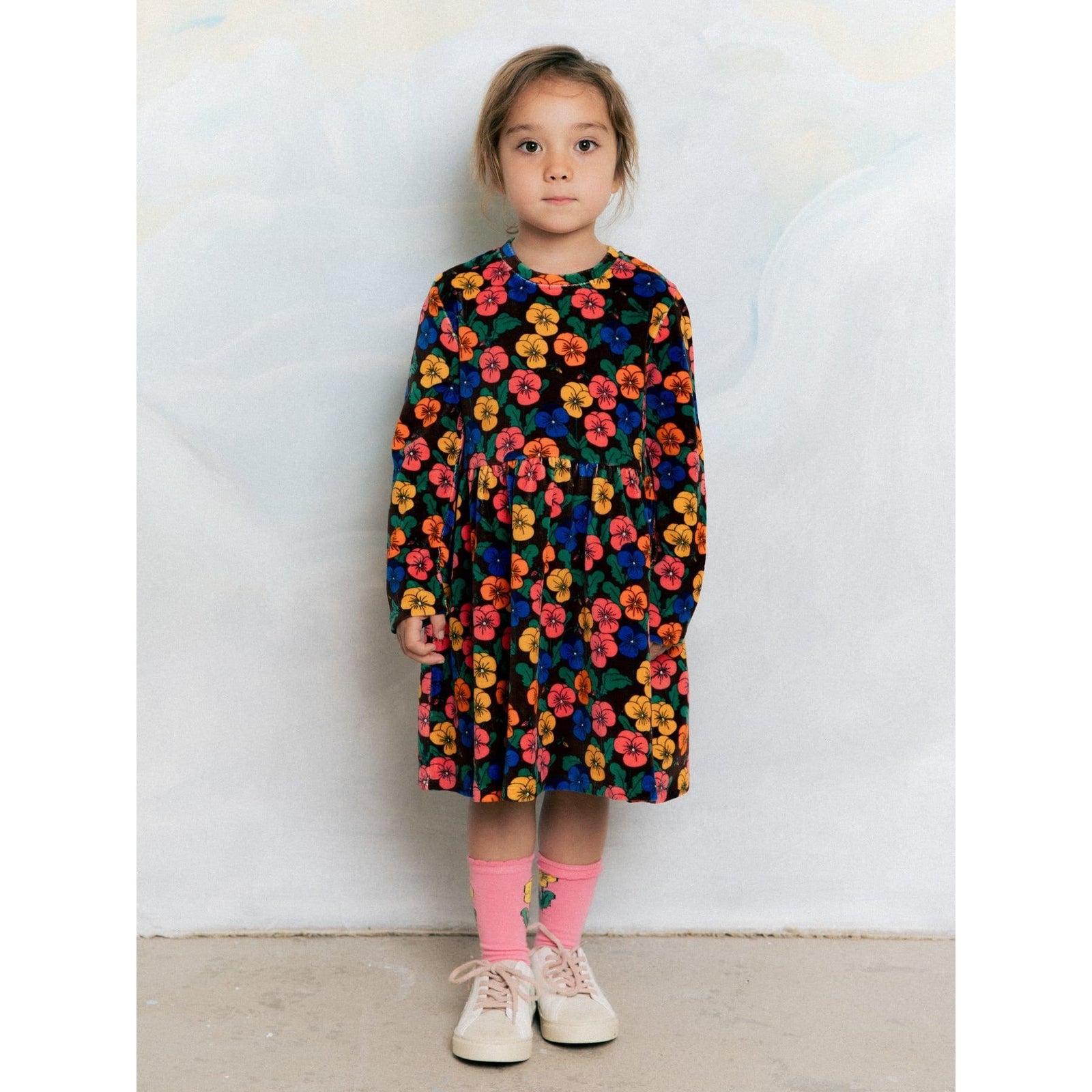 Violas Velour Dress