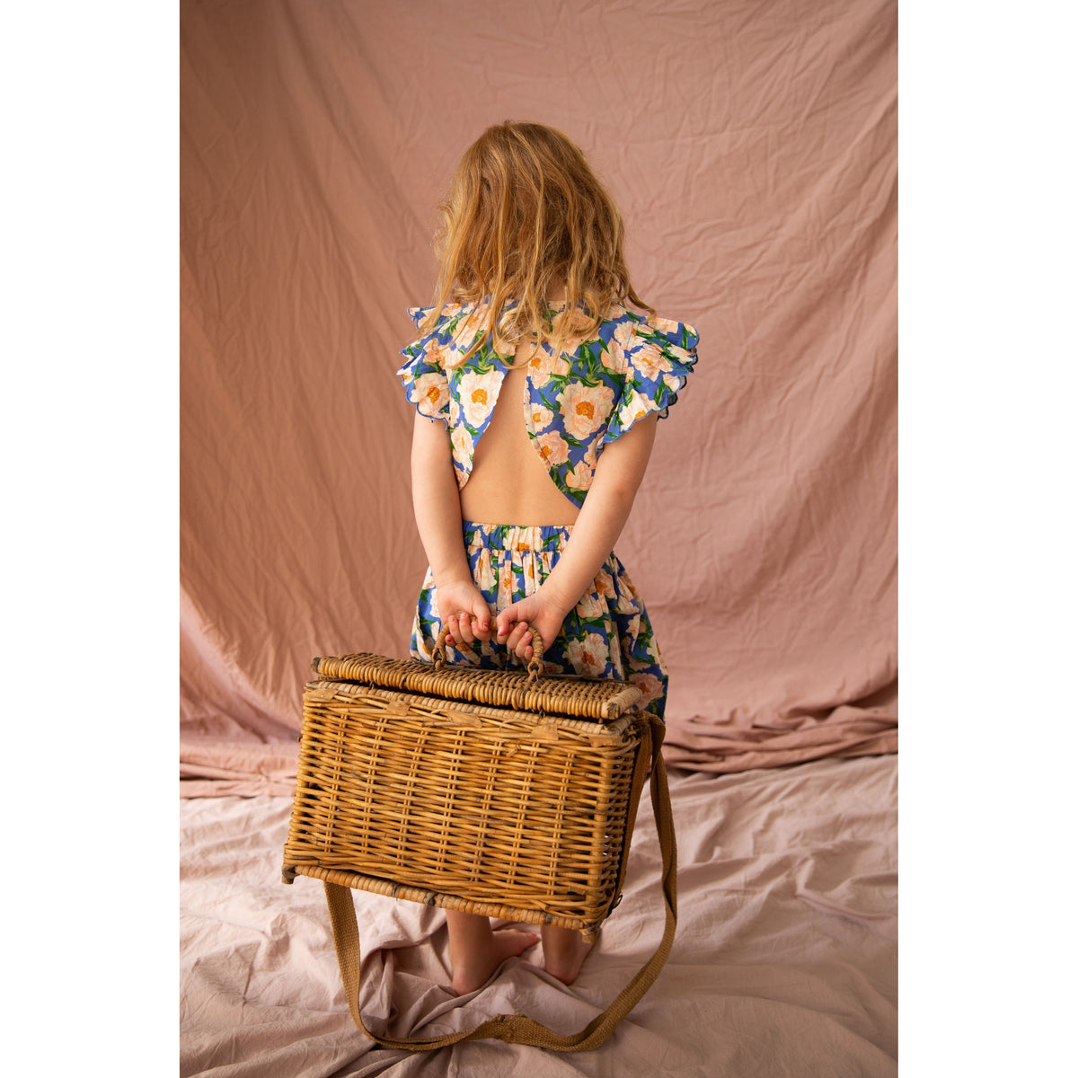 Vivian Top-Soiree Bouquet Bondi Blue