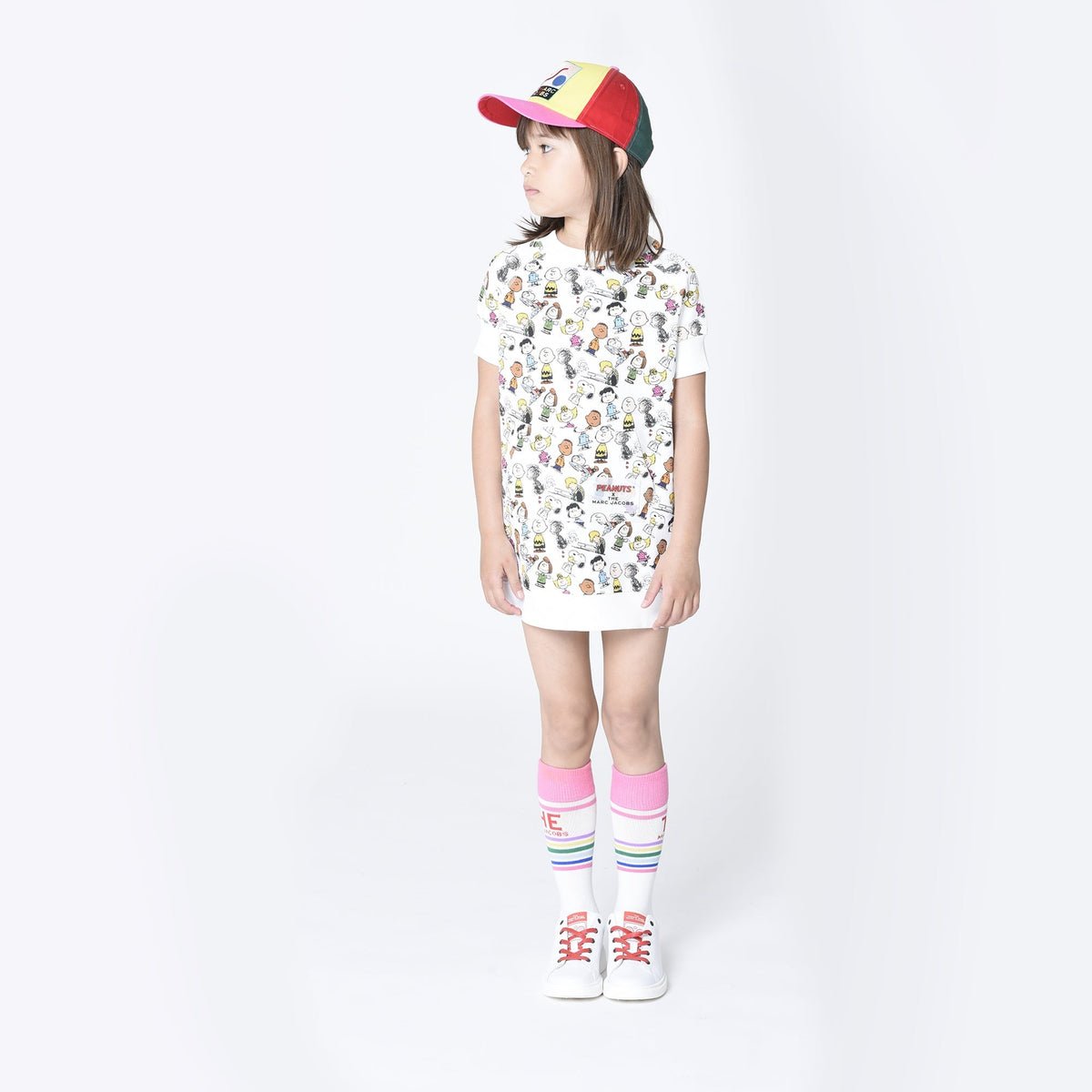 Peanuts Dress - White