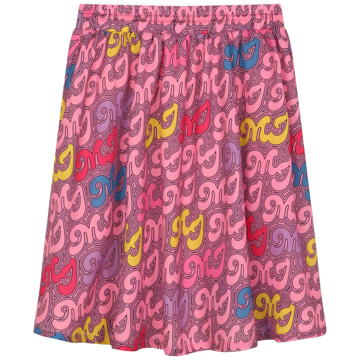 Print Pleated Skirt