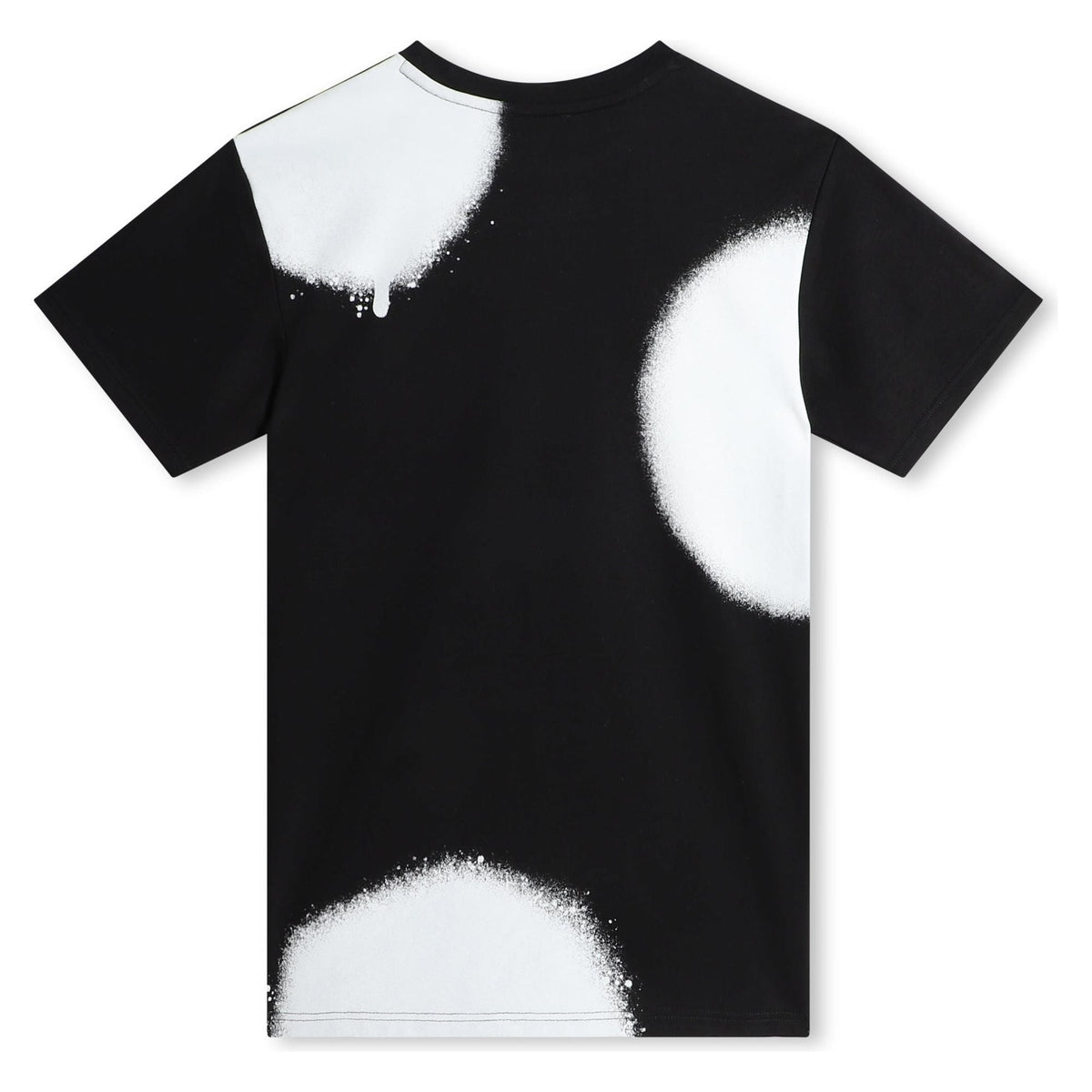 Big Spray Spots Dress - Black