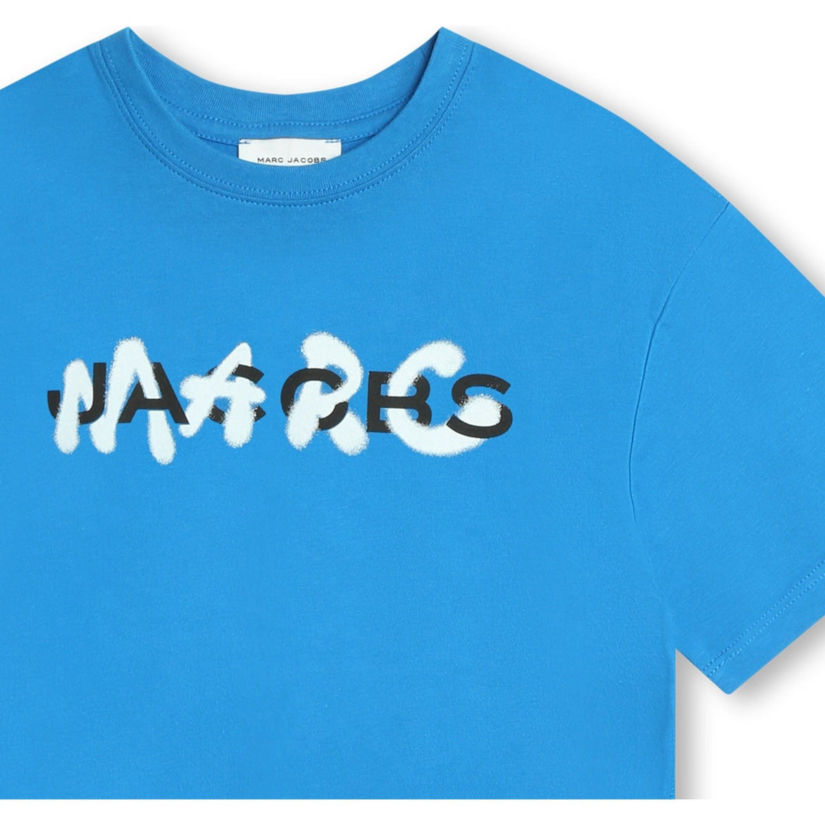 Marc Jacobs Tag Logo Tee Shirt - Blue