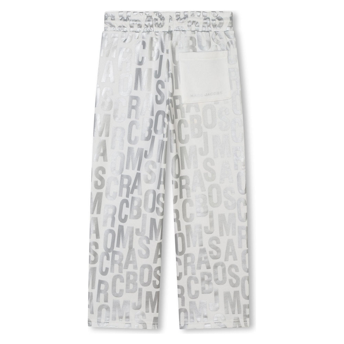 Jumbled Logo Silver Sweatspants
